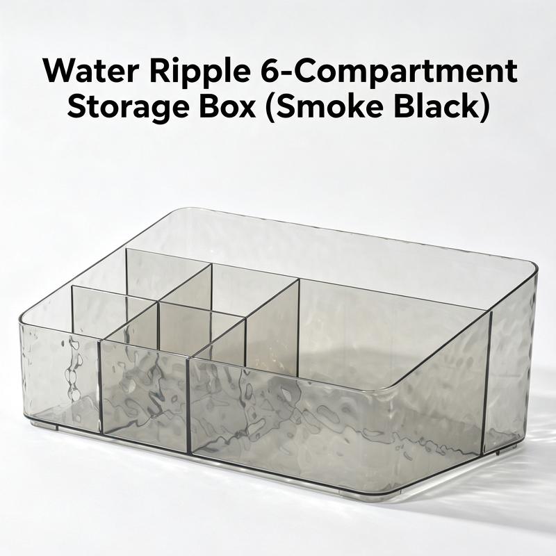 6 Compartment Clear Cosmetic S - огляд і ціна Luxury Skincare Tools