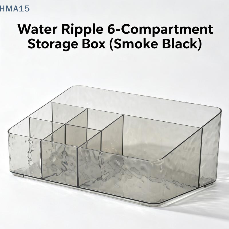 【YA】6 Compartment Clear Cosmet - огляд і ціна Luxury Skincare Tools