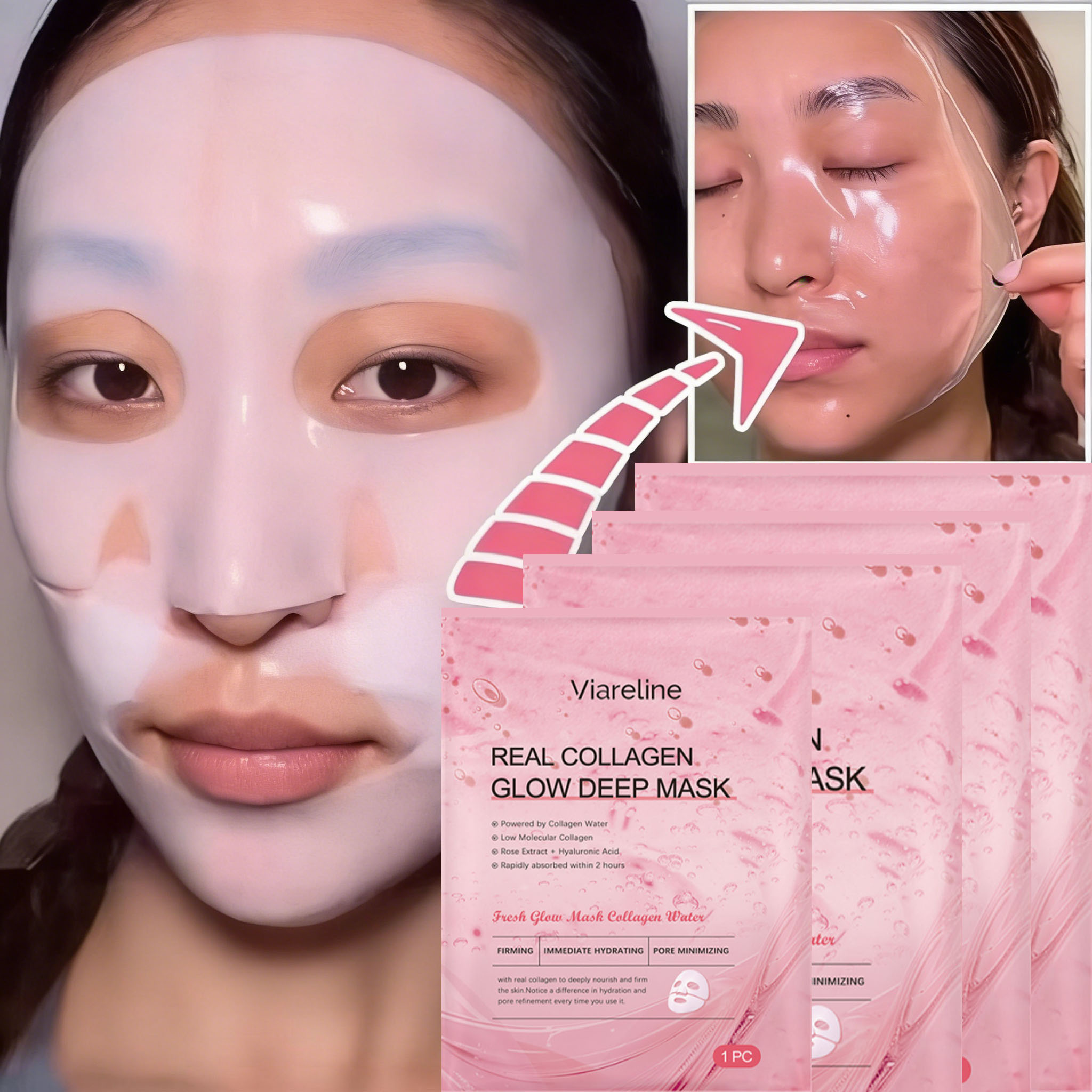 Overnight Collagen Mask Salmon - огляд і ціна Luxury Skincare Brands