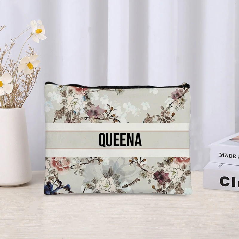 Custom Name Vintage Makeup Bag - огляд і ціна Luxury Skincare And Makeup Brands