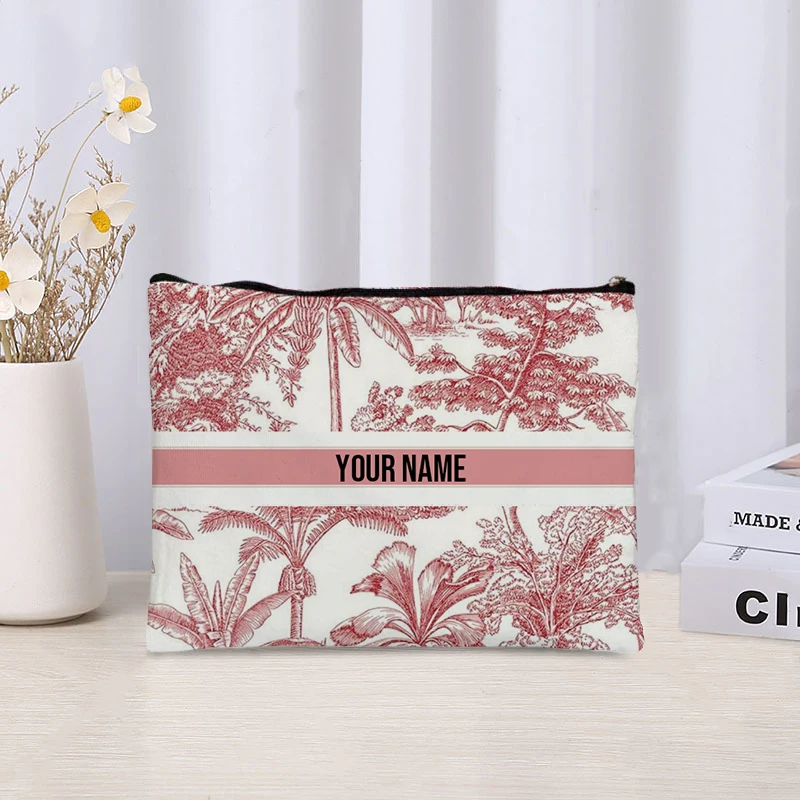 Custom Name Vintage Makeup Bag - огляд і ціна Luxury Skincare And Makeup Brands